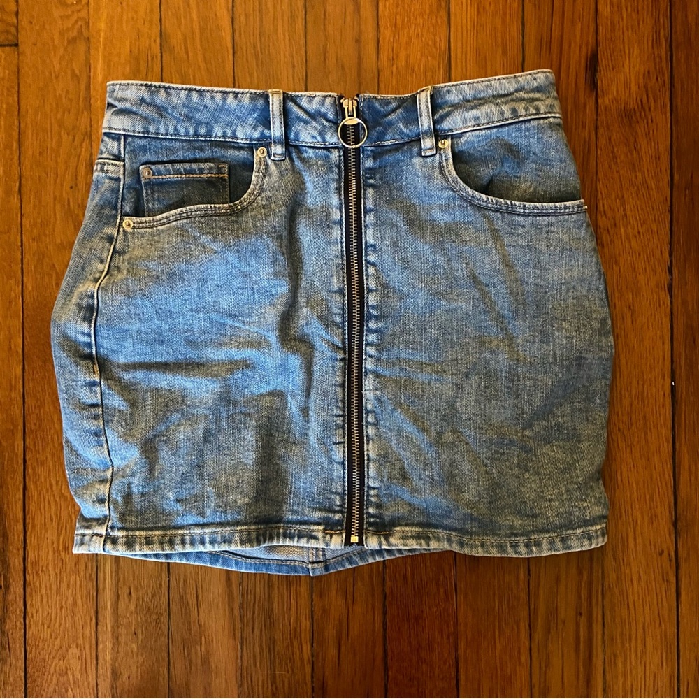 Garage Jean Skirt